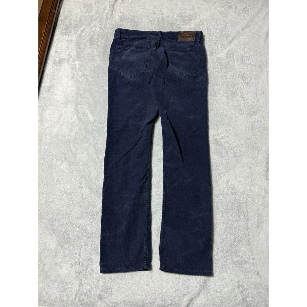 Polo Ralph Lauren Corduroy Pants Mens 32x29 Navy‎ Blue Corduroy Cotton